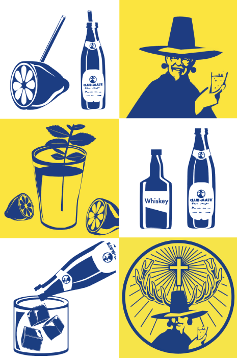 Club-mate Recipes - Jagermeister With Club Mate Clipart (465x700), Png Download