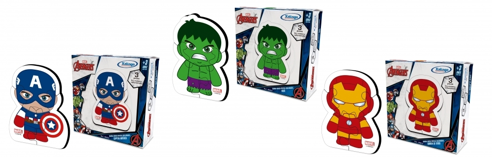 Vertical Puzzle Collectible Avengers - Illustration Clipart (1020x1020), Png Download