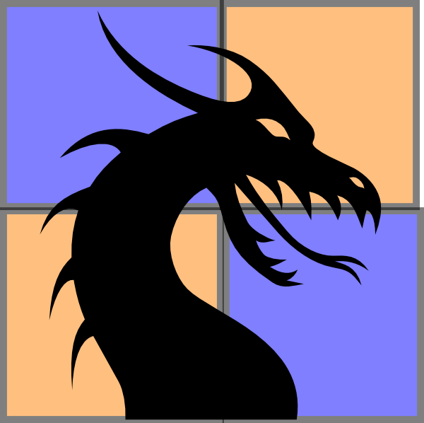 Silver Creek Dragon Drumline Clip Art - Dragon Head Logo Png Transparent (600x598), Png Download