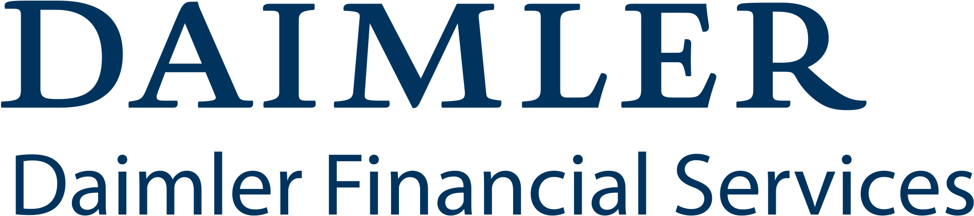 Daimler - Daimler Financial Services Logo Png Clipart (2000x493), Png Download