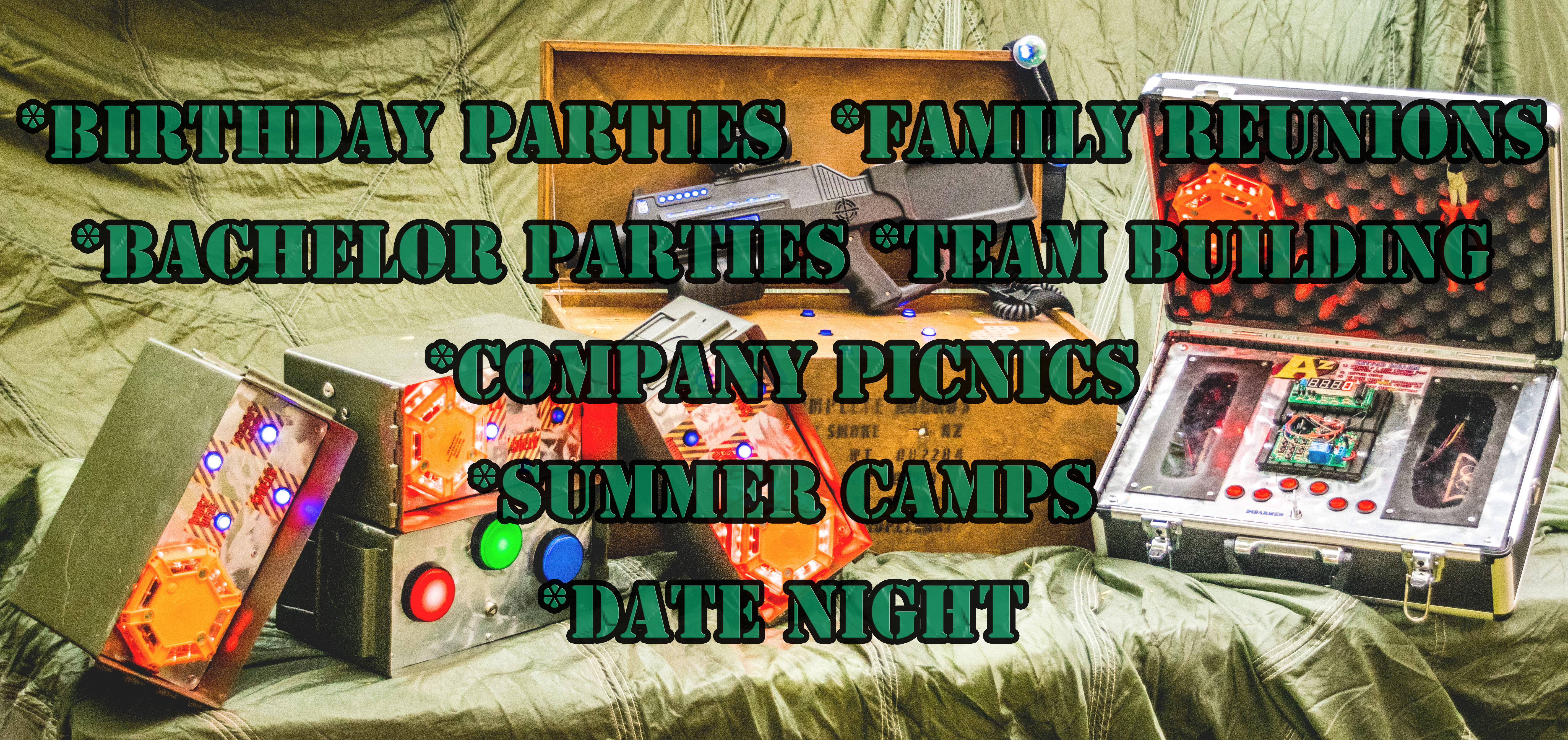 Best Tactical Mobile Laser Tag In Arizona Clipart (5670x2674), Png Download