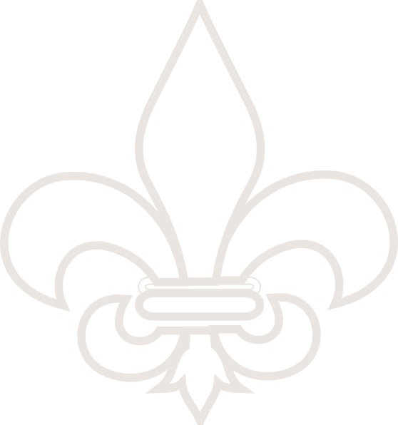 Fleur De Lis Symbol Without Background Clipart (558x596), Png Download