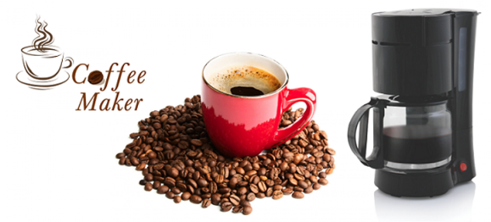 Coffee Maker-1000x1000 - Coffee Cup Beans Png Clipart (1000x1000), Png Download