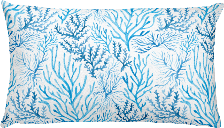 Sea Coral Reversible Pillow - Motif Clipart (925x529), Png Download