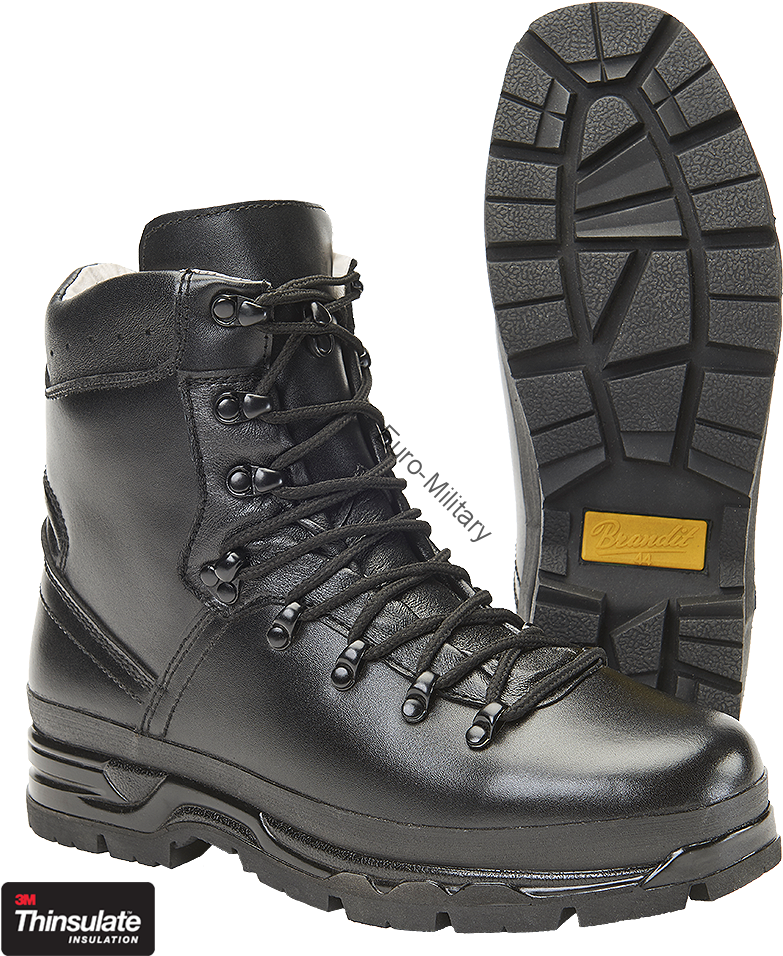 Bw German Army Mountain Boots - Brandit Schuhe Clipart (847x975), Png Download