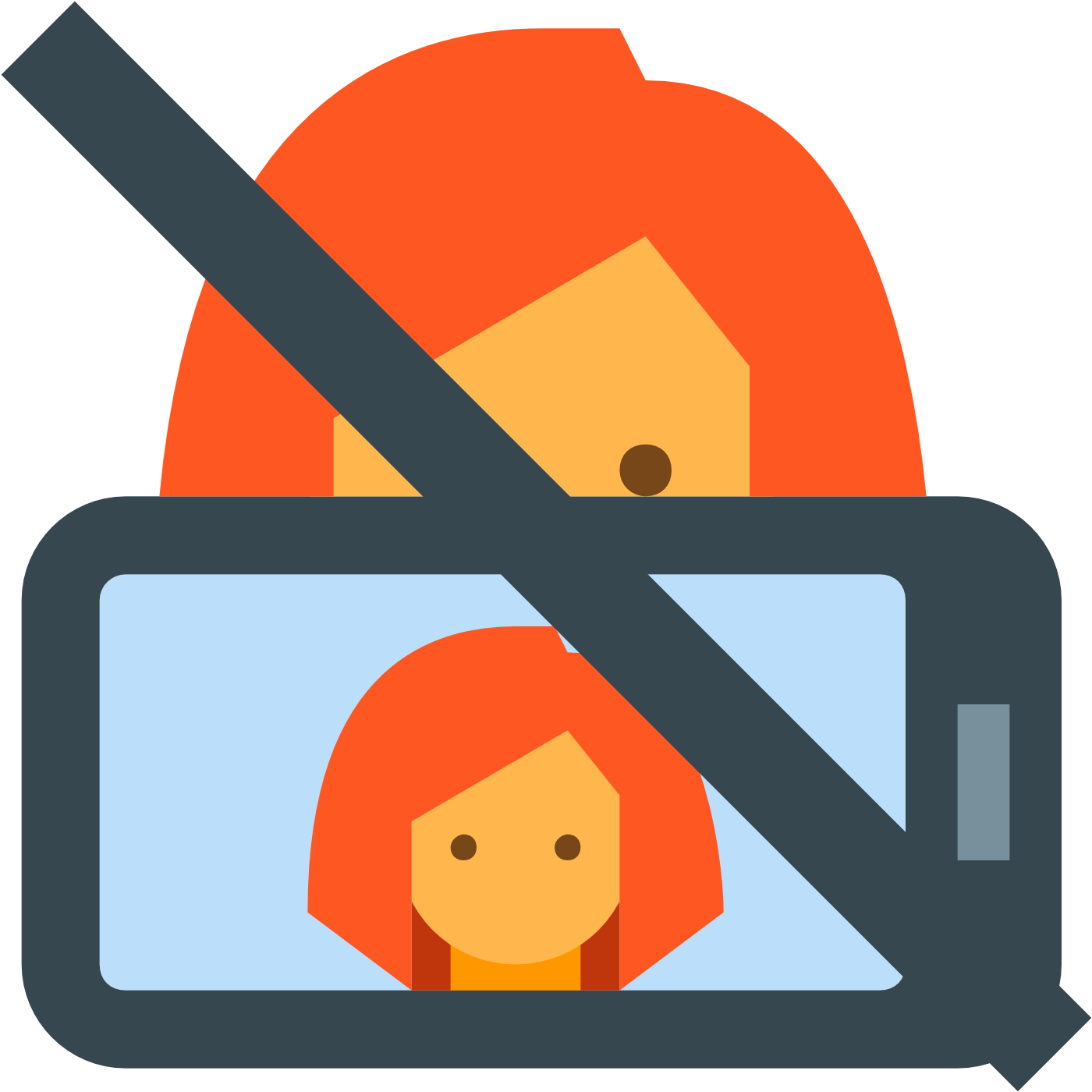 Features Of Ivr Call Management System Blocked Call - Selfie Icon Color Png Clipart (1600x1600), Png Download