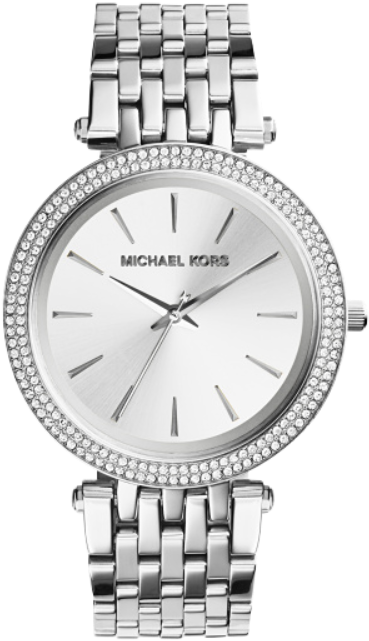 Michael Kors Watches Silver Ladies Clipart (750x750), Png Download