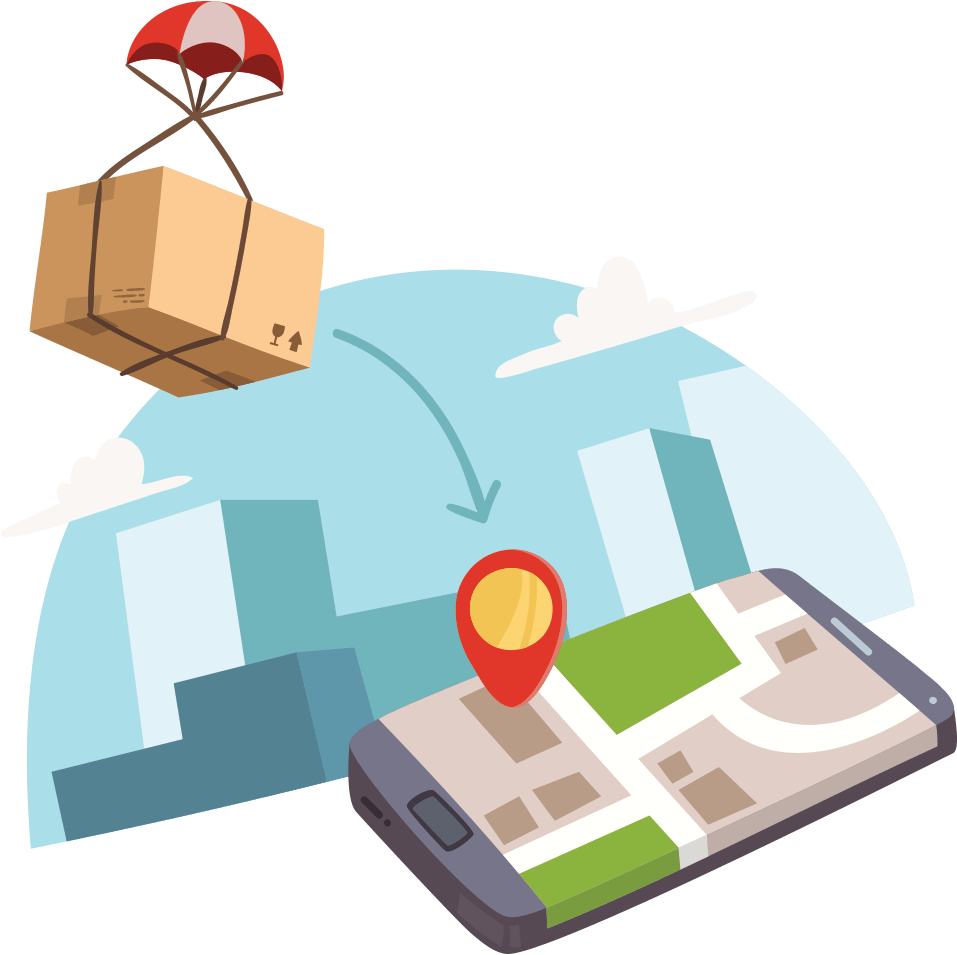 Logistics - Delivery Clipart (1000x1000), Png Download