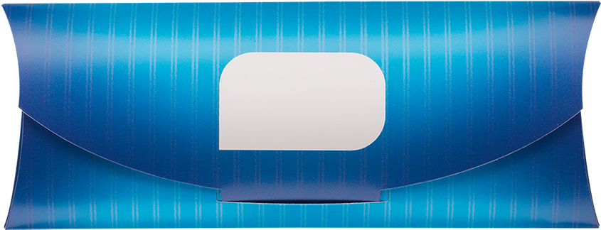 138/10/bs Stabilo Gift Box Blue Stripes - Graphic Design Clipart (880x500), Png Download