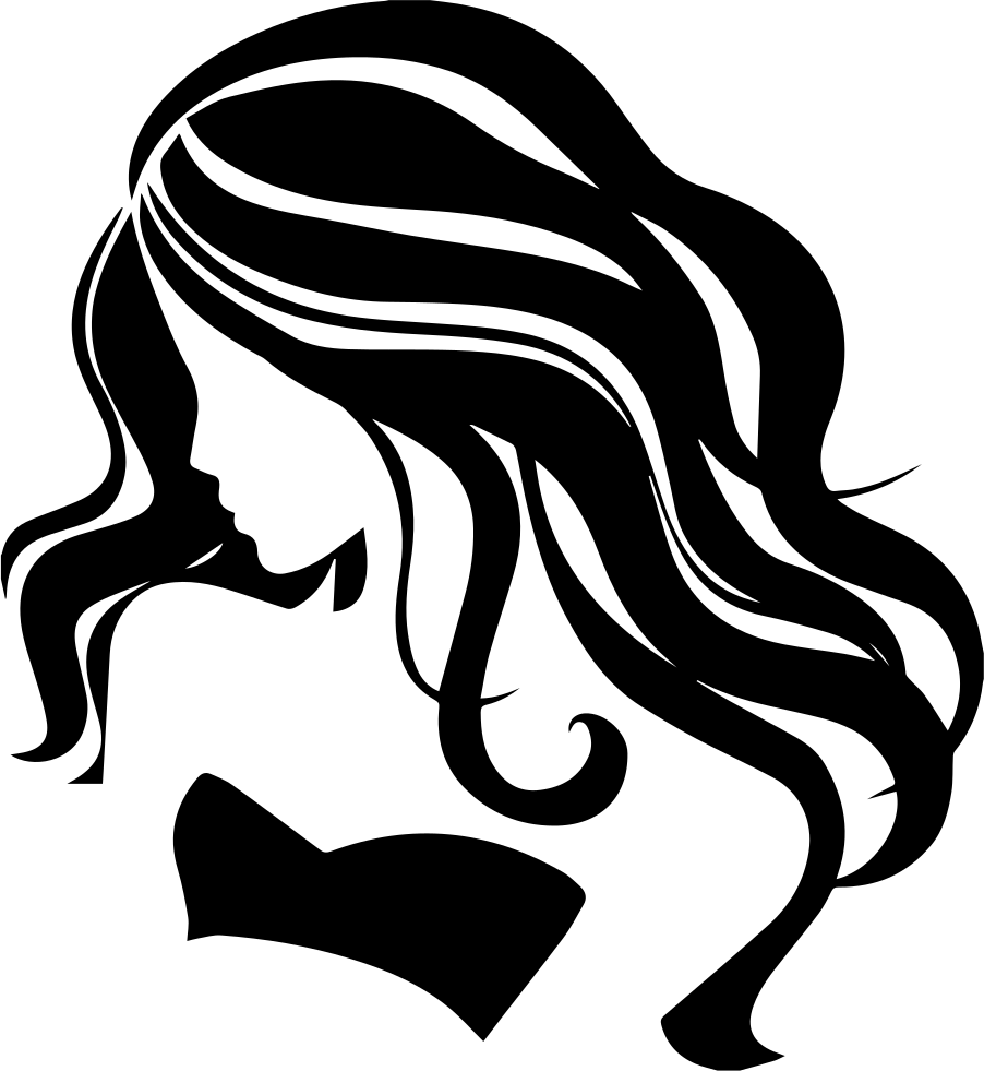 Woman Icon Png - Best Hair Clipart Transparent Png (902x981), Png Download