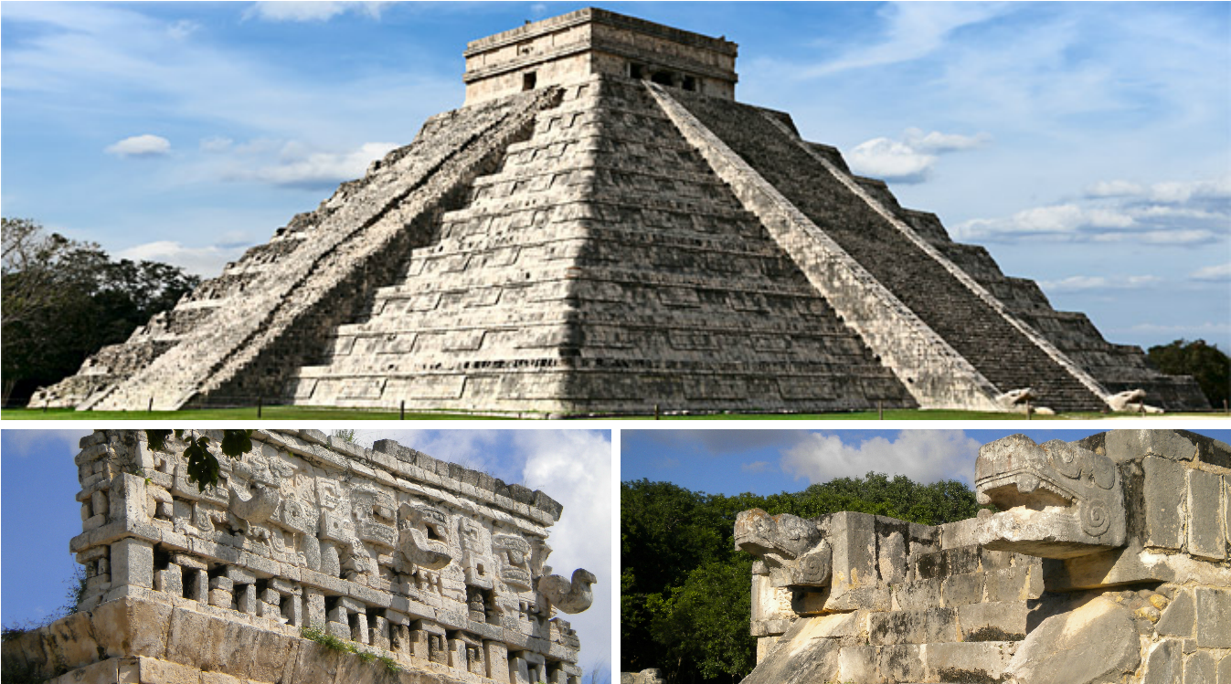 Chichen Itza, In The Yucatan Peninsula, Is The Starting - Chichen Itza Clipart (1366x768), Png Download