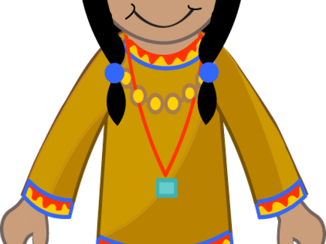Indians Clipart Girl Indian - Native American Couple Clipart - Png