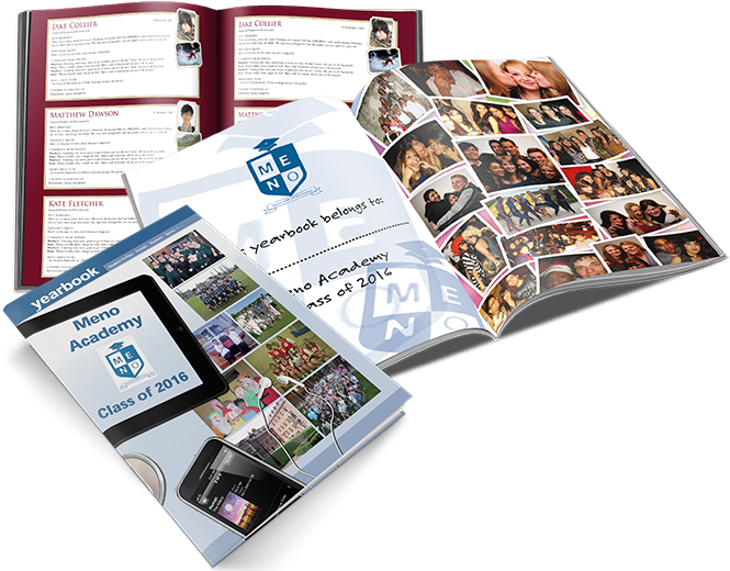 Profile Of Meno Yearbook Clipart (673x530), Png Download