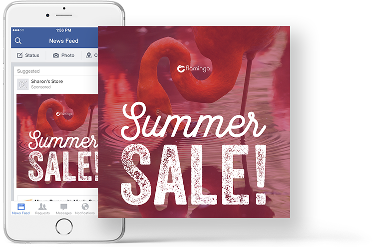 What Are Facebook Ads - Smartphone Clipart (1040x500), Png Download