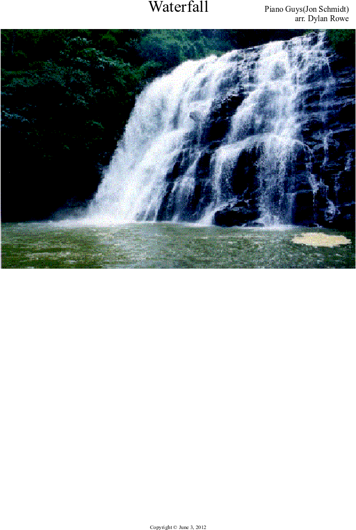 Print - Waterfalls In India Clipart (827x1169), Png Download