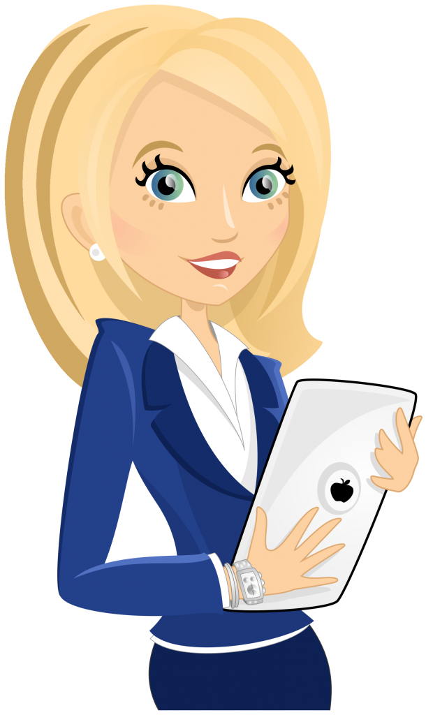 Teacher Png - Woman Teacher Cartoon Png Clipart (610x1024), Png Download
