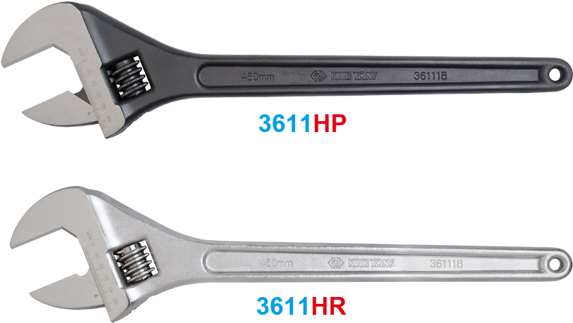 Adjustable Wrench King Tony 3611h - Adjustable Spanner Clipart (837x472), Png Download