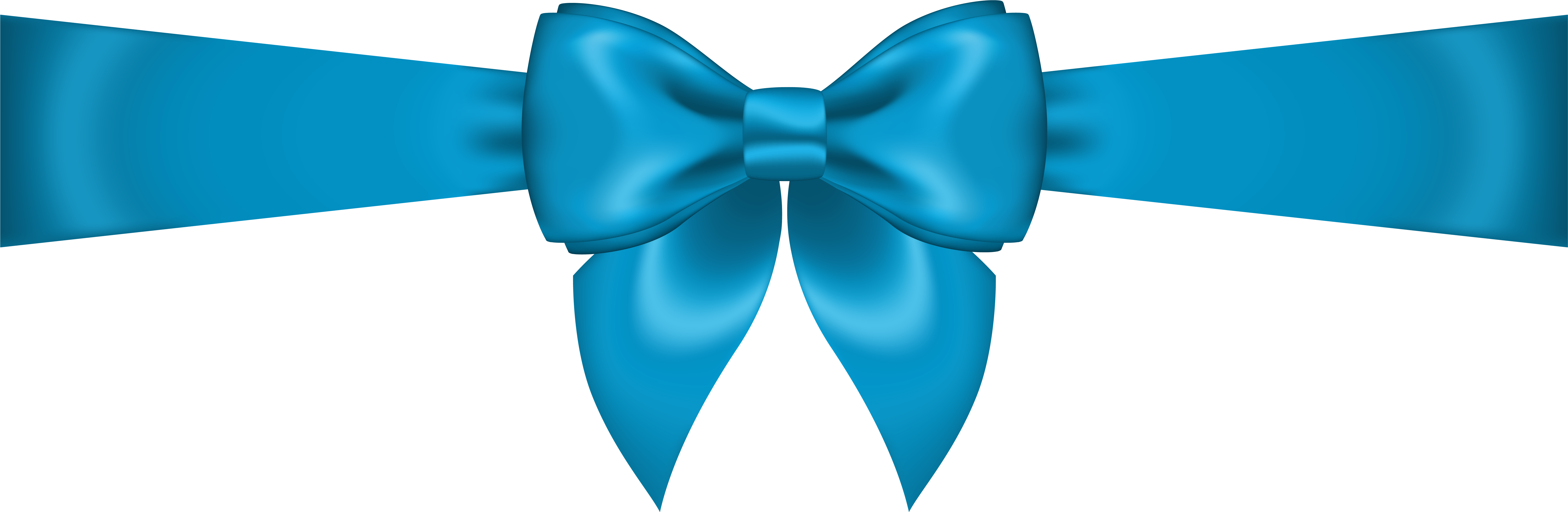 Graphic Freeuse Library Bow Png Clip Art Image Gallery - Transparent Background Christmas Bow Clipart (7562x2651), Png Download
