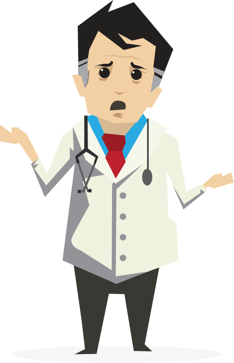 404-doctor - Cartoon Clipart (470x728), Png Download