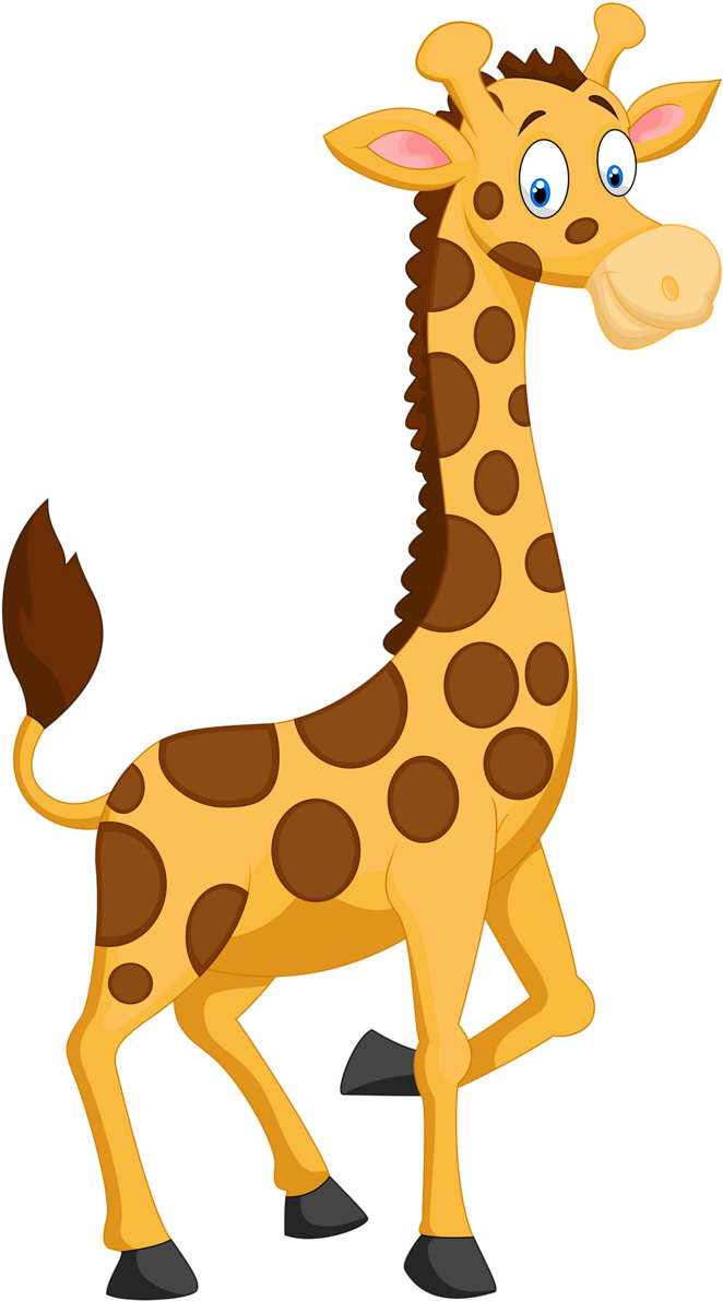 Cartoon Giraffe Png - Giraffe Clip Art Transparent Png (720x1280), Png Download