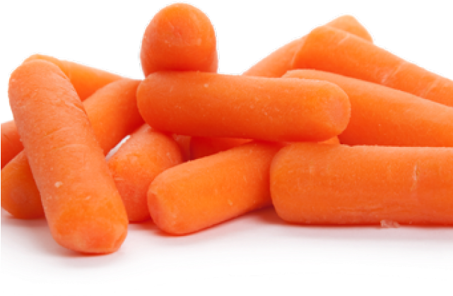 Raw Baby Carrots Clipart (640x480), Png Download