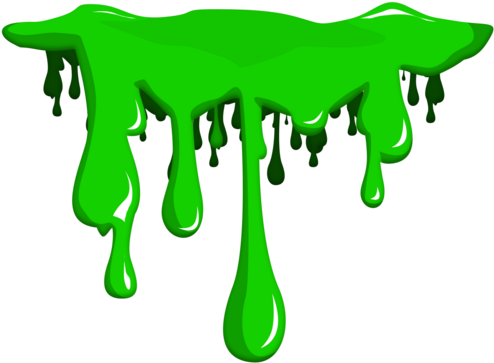 Green Slime Png Clipart (784x441), Png Download