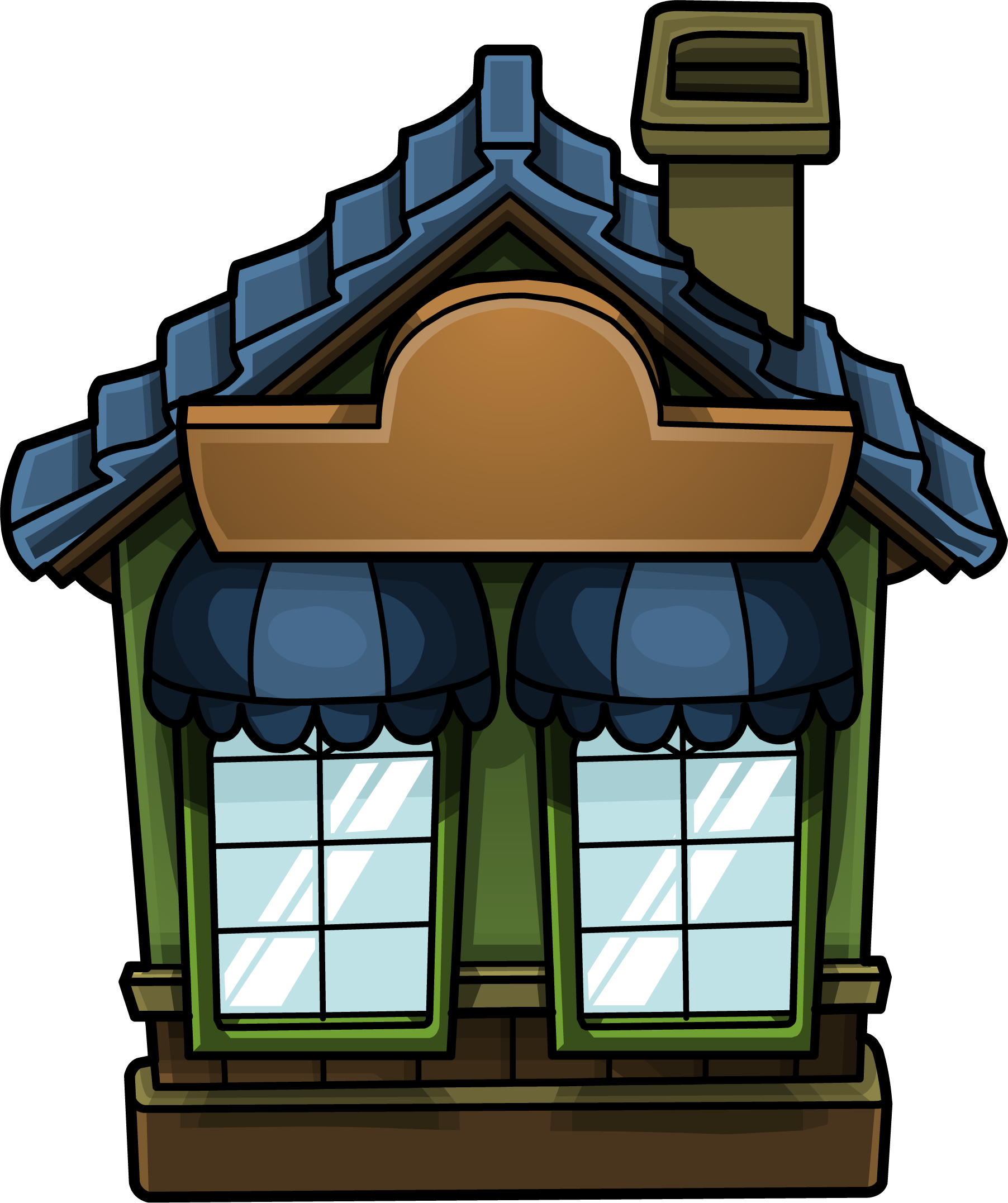 Cozy Green House Furniture Icon Id 929 - Cozy Home Png Clipart (1804x2153), Png Download