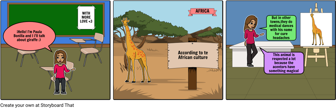 History Giraffe - Cartoon Clipart (1164x385), Png Download