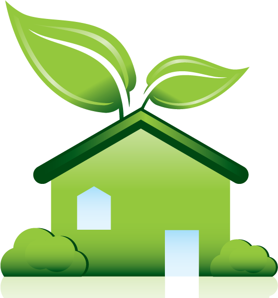 Green Tree House Logo Design - Environmental Impact Assessment Png Clipart (597x597), Png Download