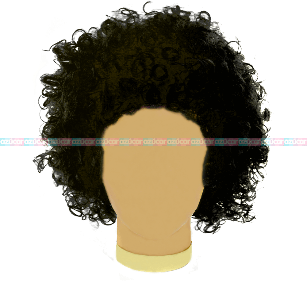 Peluca Afro Png Clipart (1000x1000), Png Download