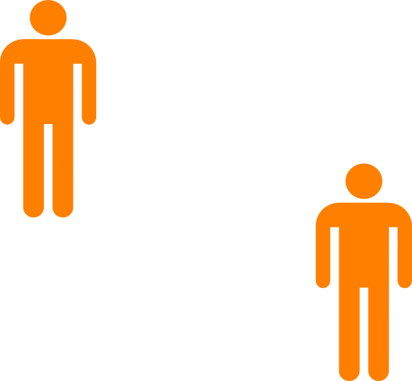Person Orange Icon Png Clipart (600x556), Png Download