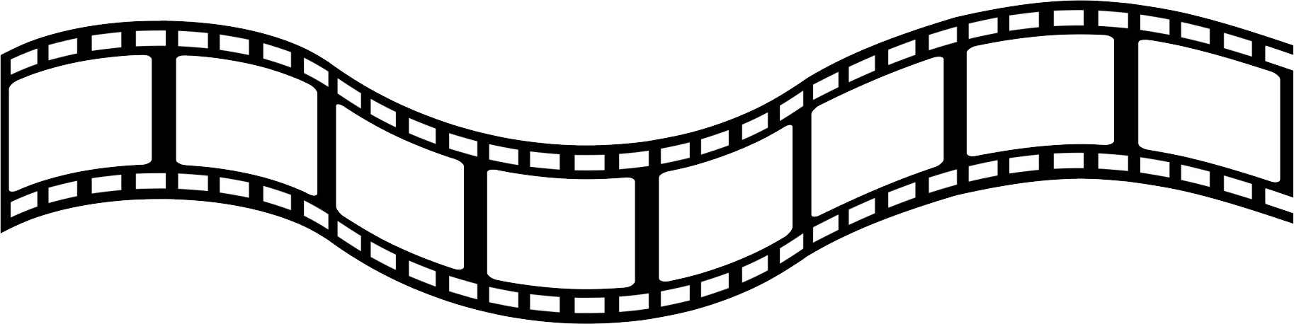 Film Strip Png Clipart (1827x458), Png Download