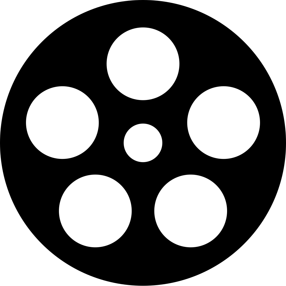 Cinema Film Reel Comments - Film Reel Vector Icon Clipart (980x981), Png Download
