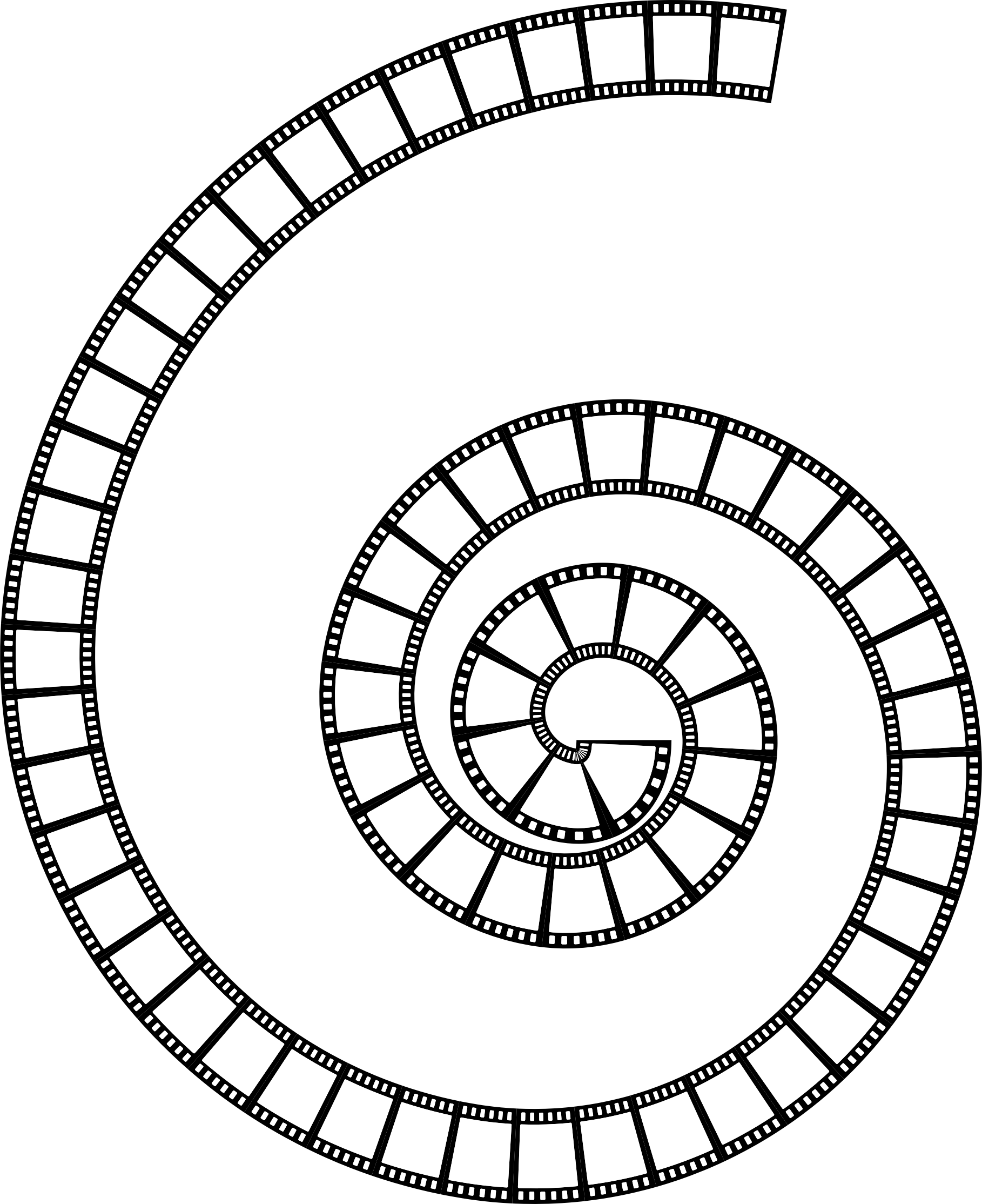 This Free Icons Png Design Of Film Strip Spiral Clipart (1818x2228), Png Download