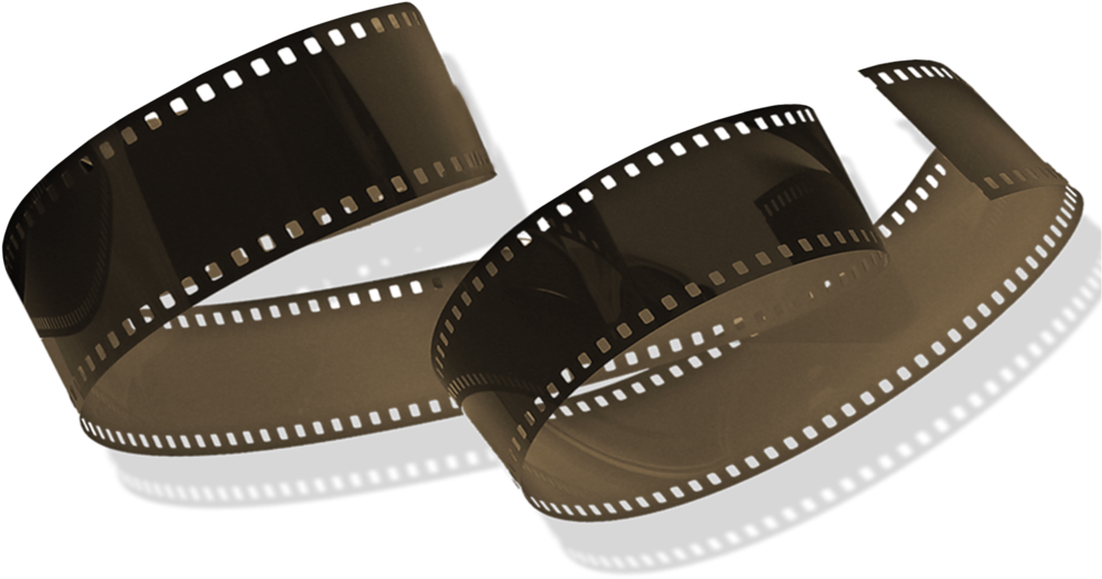 Brown Film Strip Png - Design Clipart (1024x599), Png Download