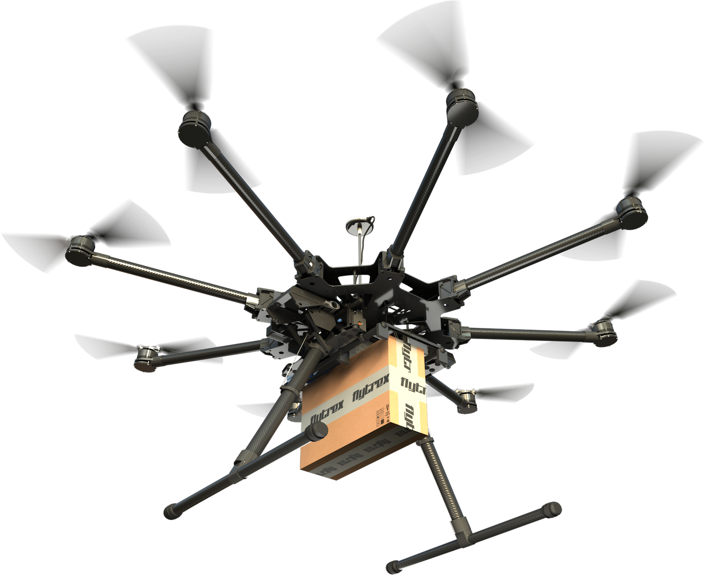 Free Icons Png - Flytrex Drone Clipart (1500x1125), Png Download