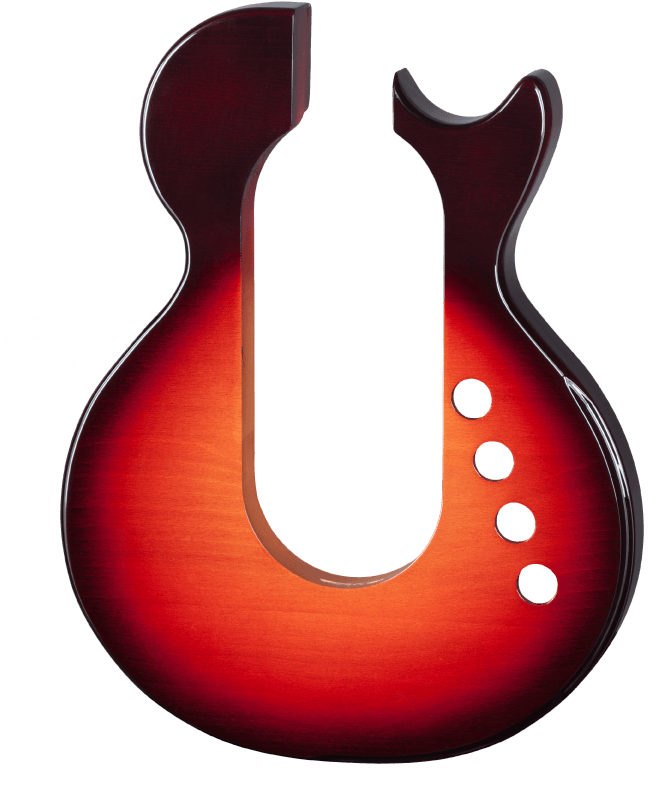 Body Pons Guitars Sl Sunburst - Electric Guitar Clipart (1080x1080), Png Download