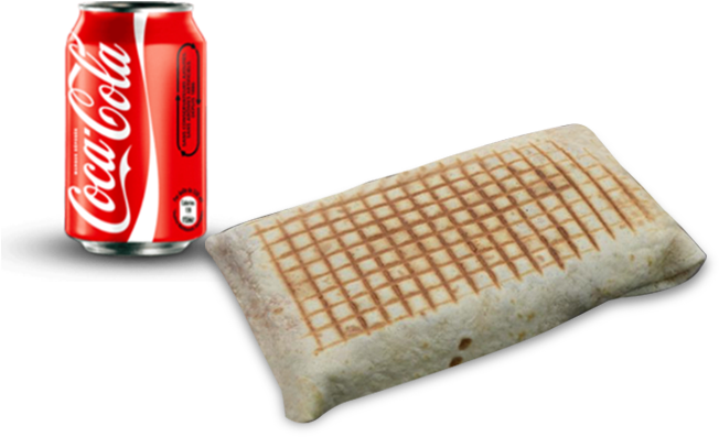 French Tacos Png - Coca Cola Clipart (700x500), Png Download