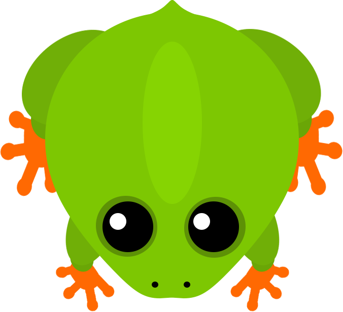 Frog - Mope Io Frog Clipart (676x615), Png Download