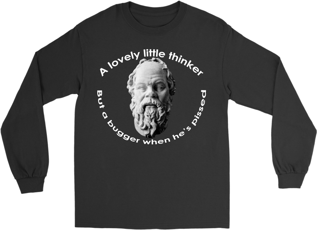 Socrates A Lovely Little Thinker Science Long Tee - Inxs Bitter Tears Shirt Clipart (1014x736), Png Download