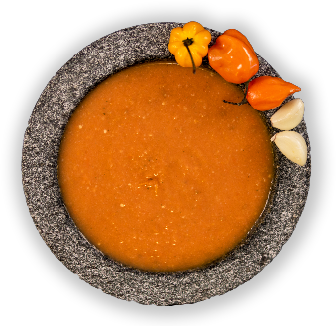 Salsa Roja Habanero - Salsa Para Tacos Png Clipart (691x661), Png Download