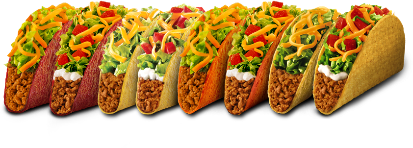 Taco Bell Tacos Clipart (920x370), Png Download
