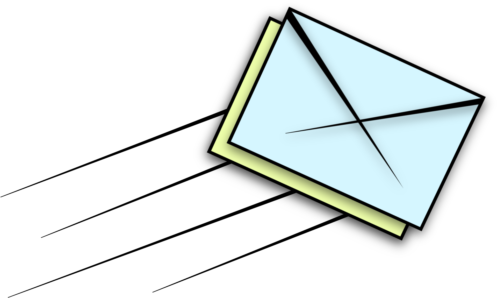 This Free Icons Png Design Of Sent Mail Clipart (2400x1697), Png Download