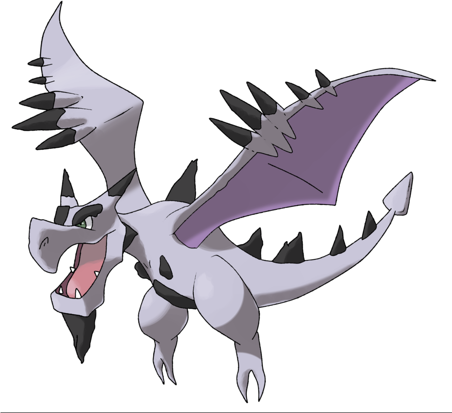 Clip Art Black And White Download Pokemon Go Legendary - Pokemon Mega Evolution Aerodactyl - Png Download (923x844), Png Download