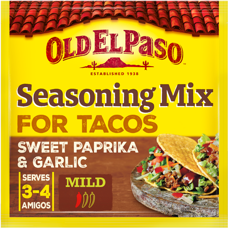 Garlic Paprika Taco Seasoning Mix - Whole Grain Clipart (800x450), Png Download