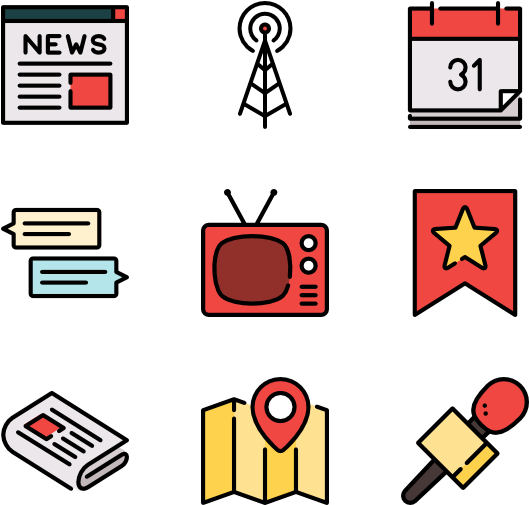 Communication And Media Clipart (600x564), Png Download