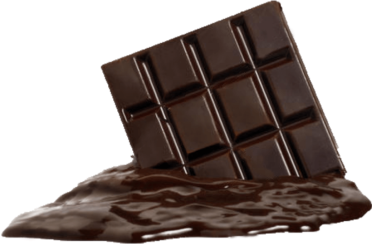 Free Png Download Melted Chocolate Png Images Background - Melting Chocolate Bar Png Clipart (850x651), Png Download