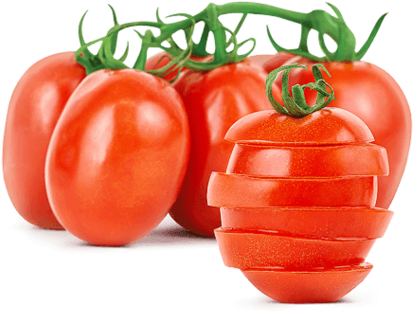 Free Png Download Roma Tomato Png Images Background - Plum Tomato Clipart (850x644), Png Download