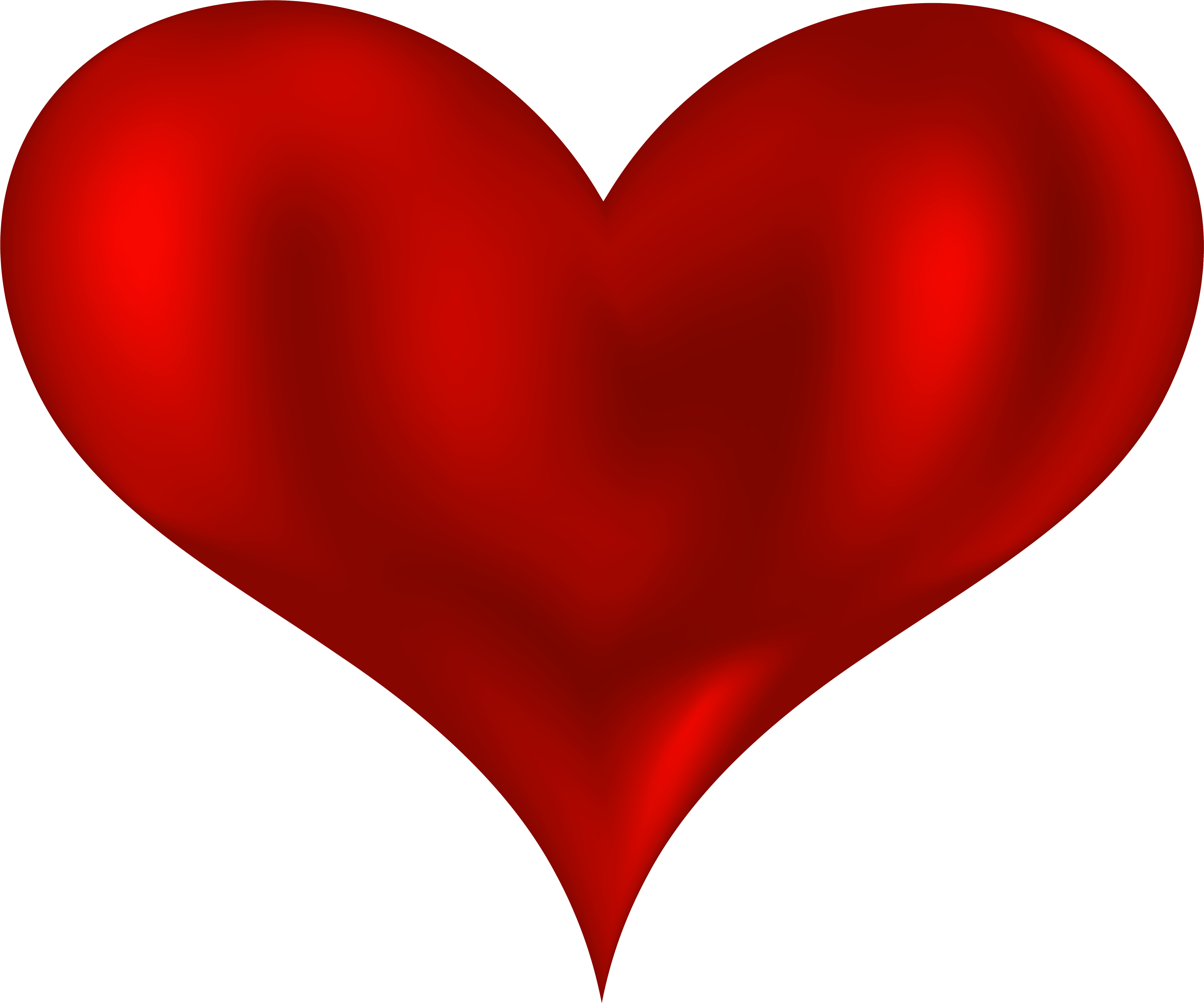Heart Red Clipart (5000x4165), Png Download