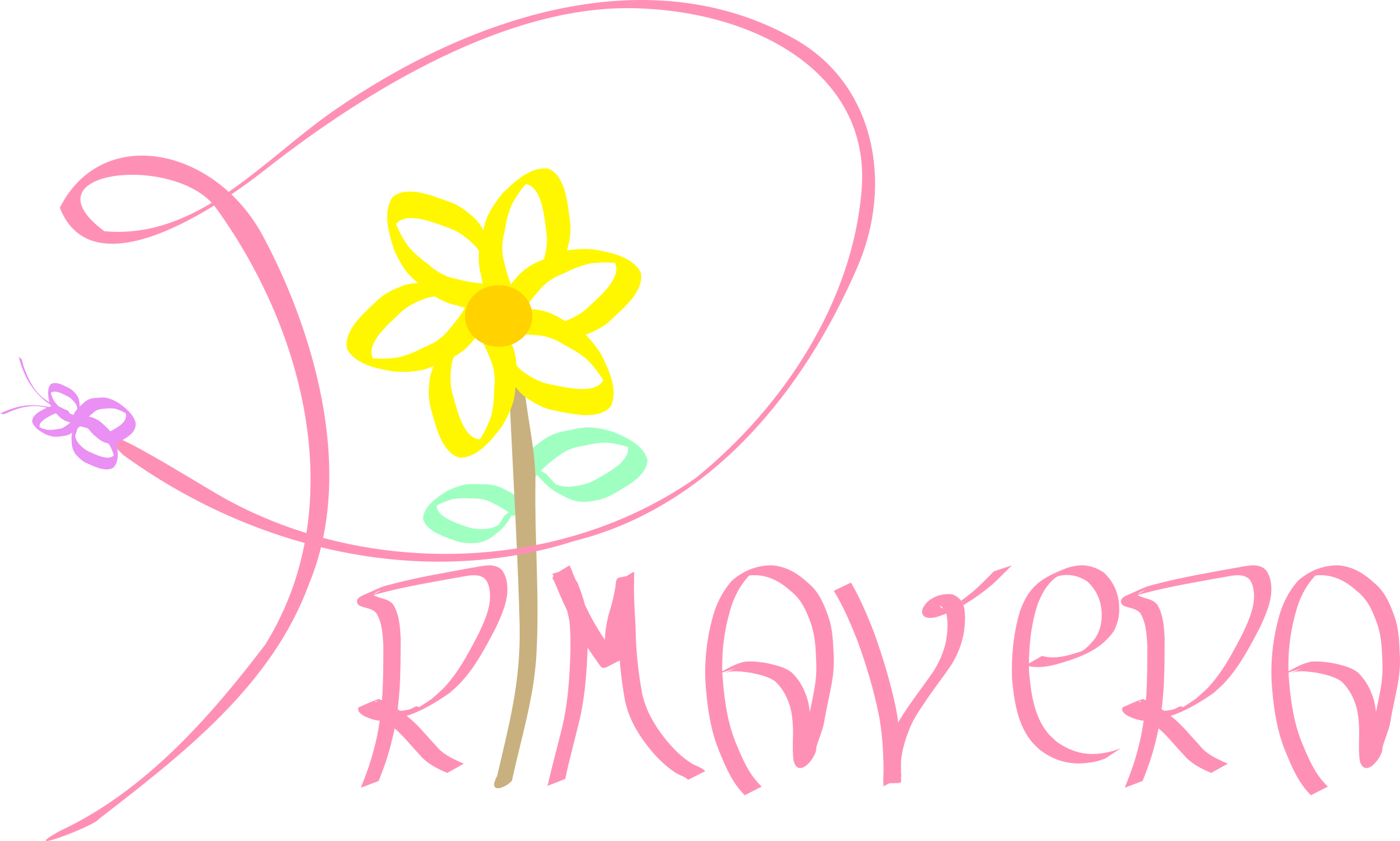 This Free Icons Png Design Of Primavera Clipart (2400x1443), Png Download